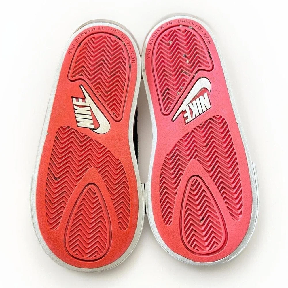 NIKE Blazer Low Toddler Sneakers Black/Pink/Lime/White Size 7C